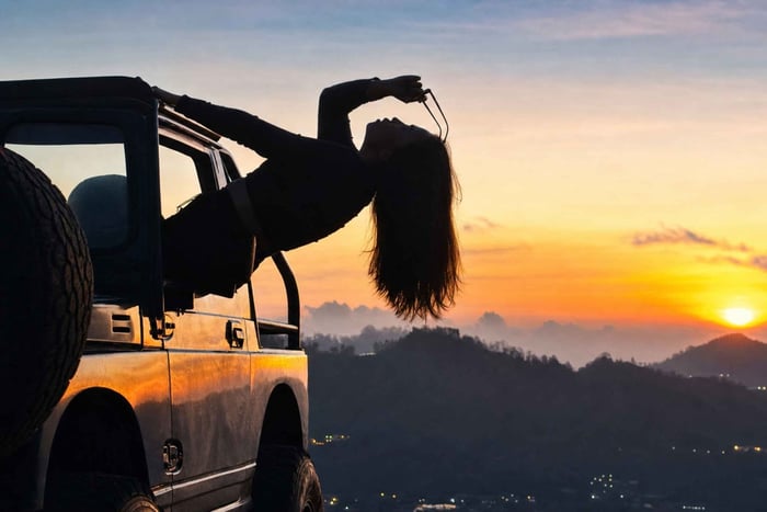 Mount Batur Shared Sunset Jeep and Natural Hot Springs