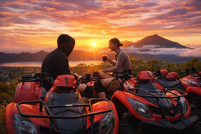 Mount Batur Sunrise ATV Ride & Rafting Adventure