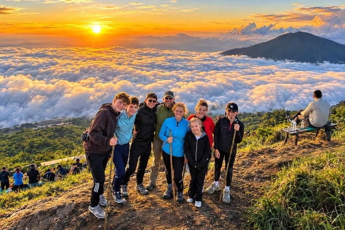 Wandeltocht Mount Batur bij zonsopkomst, warmwaterbron en ontbijt, alles inbegrepen