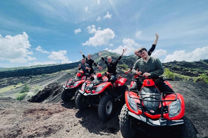 Mt Batur Black Lava ATV Quad Bike Adventure