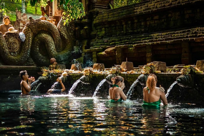 Ritual de Purificação no Templo Tirta Empul com Guia