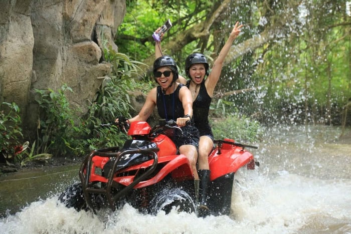 Ubud ATV Quad: Flying Bridge, Cave, Waterfalls & Mud Trails