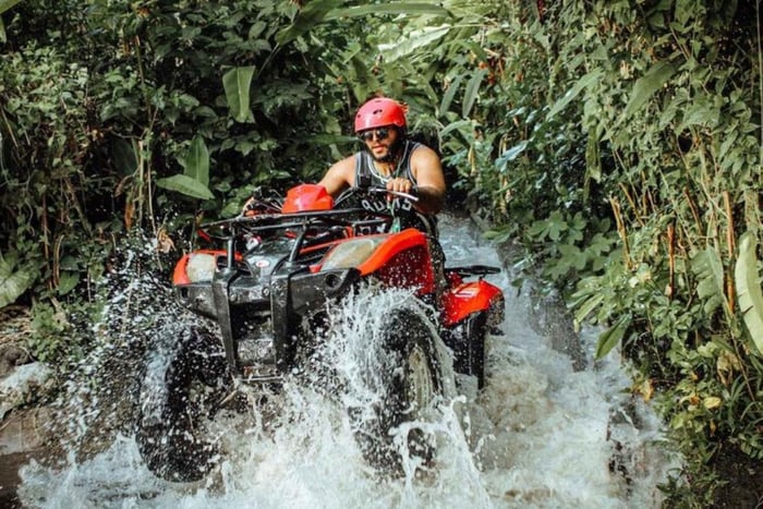 Ubud: ATV Ride, Rafting River, Tubing adventure with Shuttle
