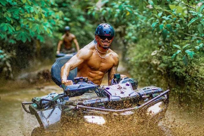 Ubud: Bali-äventyr med ATV-fyrhjuling genom riktig djungel
