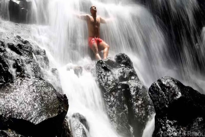 Ubud Countryside Scooter Tour with Waterfalls