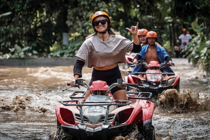 Ubud Gorilla ATV Ride Adventure and Beach Horse Riding