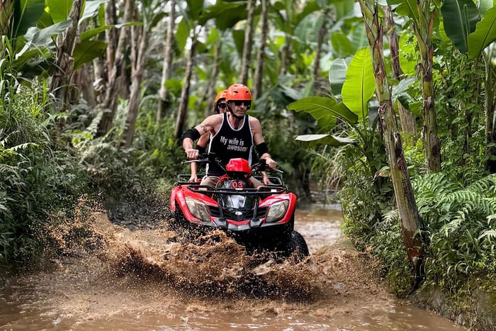 Ubud: Gorilla Cave Tunnel ATV & Beji Guwang Hidden Canyon
