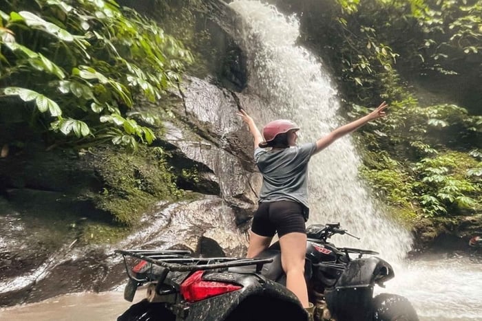 Ubud Quad Bike Tour with Waterfall, Long Tunnel, and Lunch