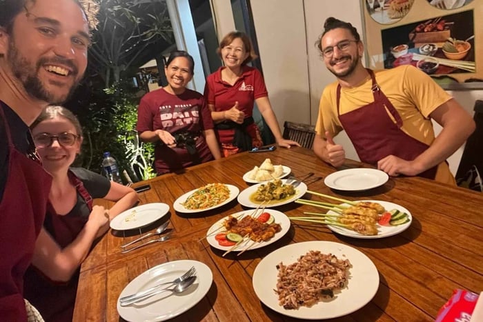 Cours de cuisine à Ungasan et visite du marché à Uluwatu, prise en charge gratuite