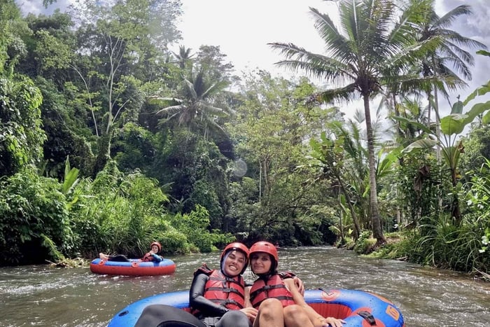 Wos River Tubing with Lunch & Ubud Sightseeing