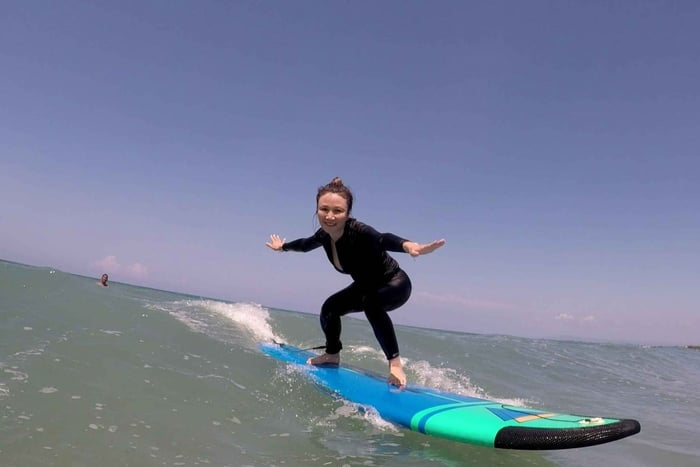 Legian Beach, Surflektioner för nybörjare eller medelålders