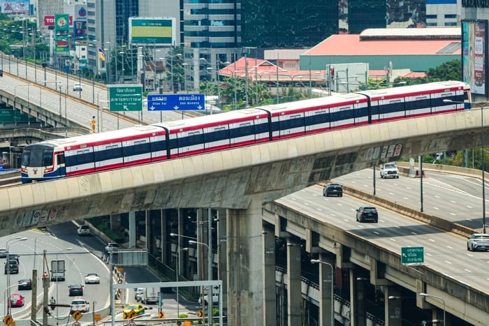 Bangkok : pass 1 jour Ligne verte BTS avec prise en charge dans le centre-ville
