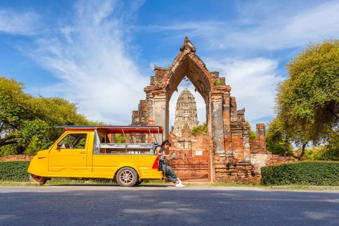 Ayutthaya: experiência gastronômica e visita a templos (partida tardia)