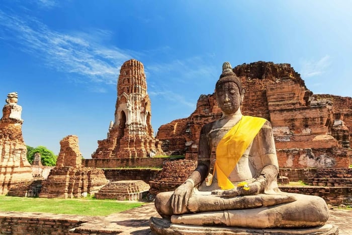 Bangkok : Visite des temples d'Ayutthaya et croisière commentée