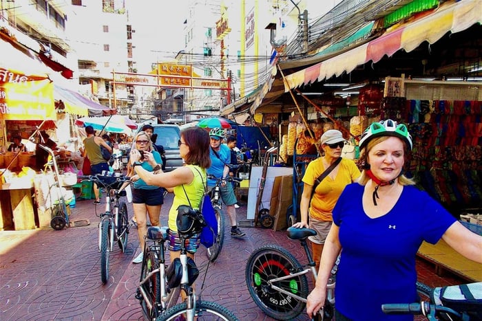 Fietstour door Chinatown in het lokale leven, eten en verborgen steegjes