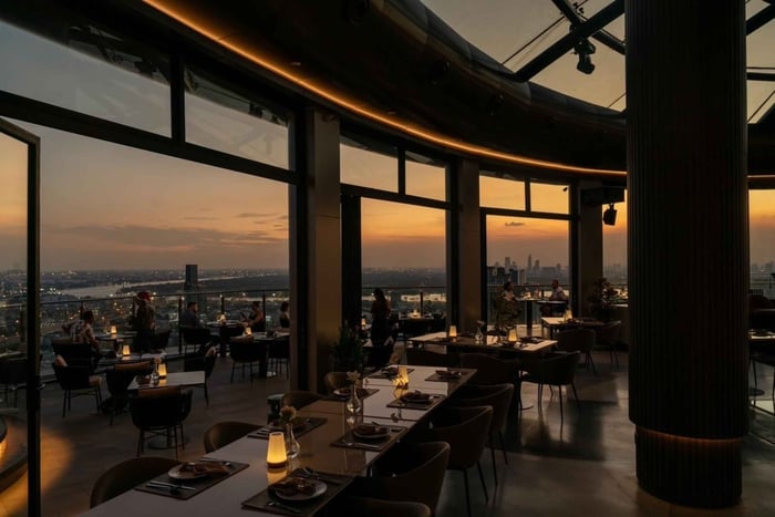 Bangkok: Cielo Sky Bar & Restaurant Rooftop