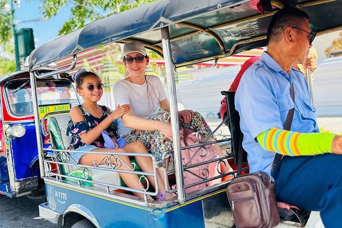 Dagsutflykt Bangkok: Mat, tempel & Tuk-Tuk
