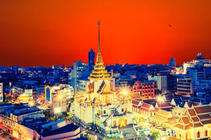 Bangkok : Visite d'une demi-journée guidée de la ville avec les temples