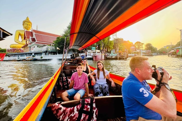 Bangkok: Highlight Tuk-Tuk, Canal Tour, Food Tour & Wat Arun