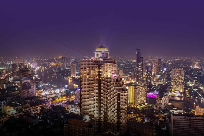 Bangkok : réservation au bar rooftop du Lebua avec transfert aller-retour