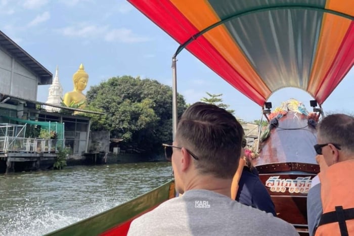 Bangkok: prywatna wycieczka po kanałach i 2 świątynie z odbiorem z hotelu