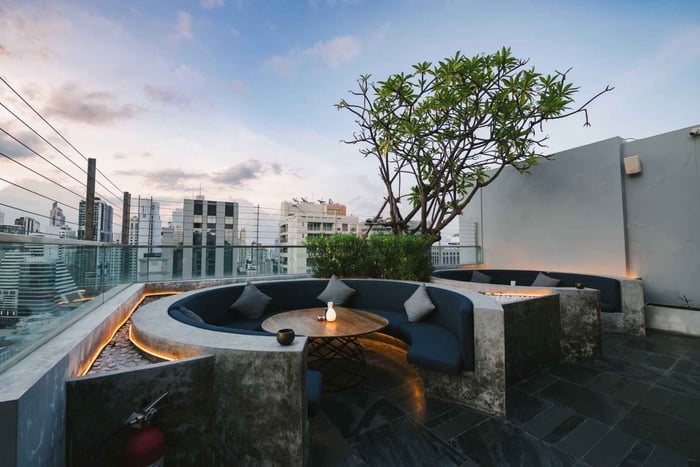 Bangkok: Sky on 20 Rooftop Bar met gratis drankjes