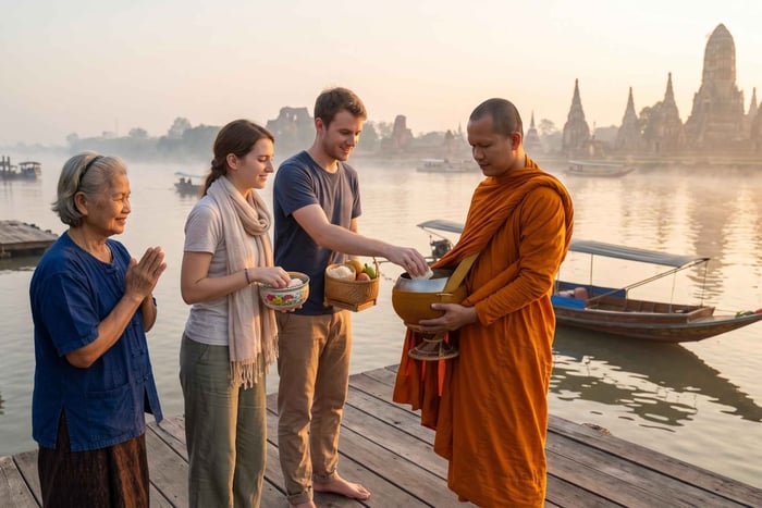 De Excursão de 2 Dias em Ayutthaya com Aula de Culinária e Templos
