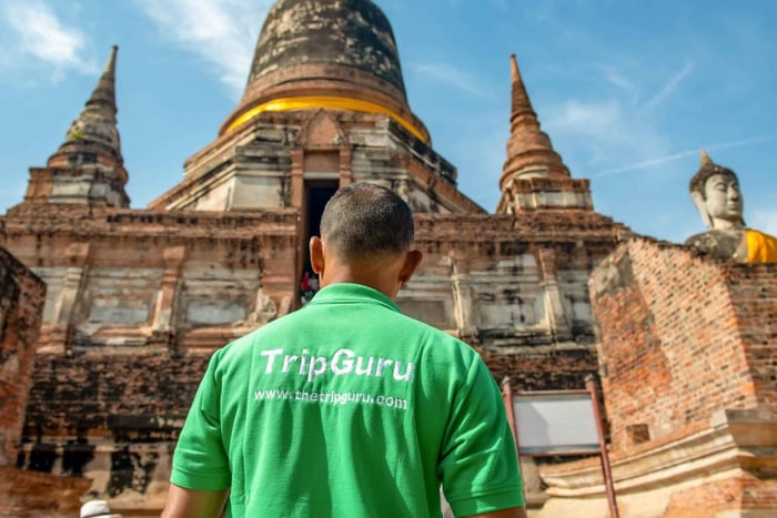 De Bangkok: Viagem de 1 dia com guia ao Parque Histórico de Ayutthaya
