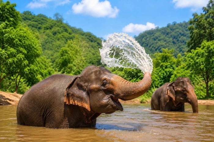 Desde Excursión de un día al Santuario Ético de Elefantes de Pattaya
