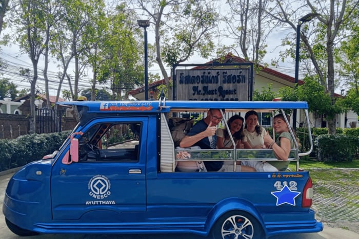 Depuis Bangkok : tuk-tuk, patrimoine d'Ayutthaya, option excursion en bateau