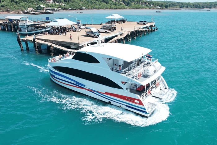 Koh Kood: Buss- och katamarantransfer från Bangkok