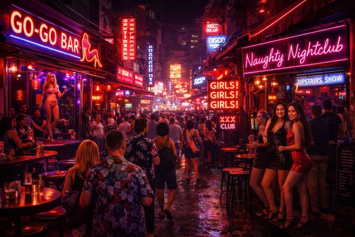 Neon Lights & Naughty Vibes: Bangkok’s Red Light Pub Crawl