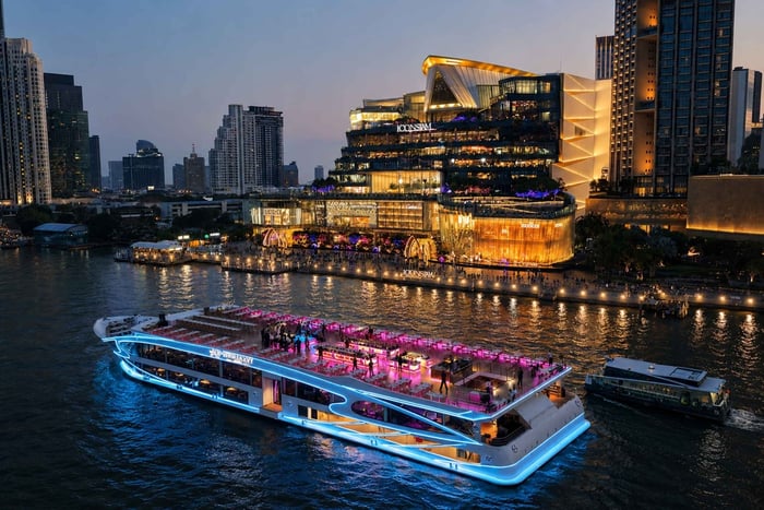 New Super Galaxy Chao Phraya Dinner Cruise from ICONSIAM