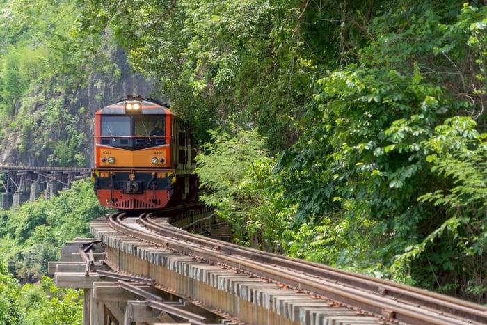 Bangkok : rivière Kwaï et Death Railway - histoire, vue et déjeuner local