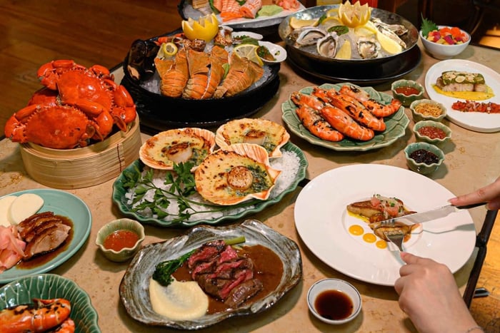 Der Speisesaal im Grand Hyatt Erawan F&B Pakete