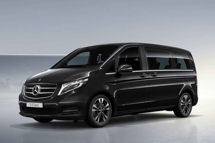 ARRIVAL Transfer from Barcelona Airport to the Barcelona City Center in a 7-PAX VAN