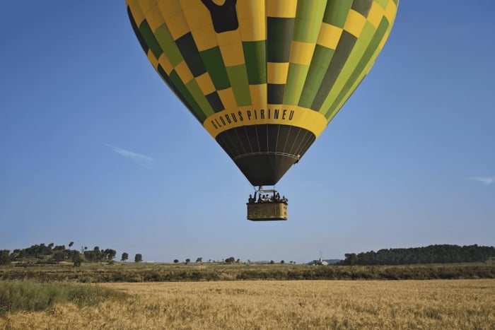 Flyvning i luftballon med cava og frokost