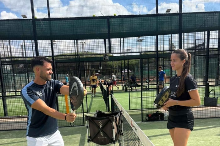 Barcelona Padel Experience with Pro Coach + Guided Match