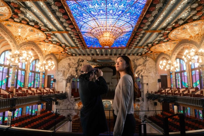 Barcelona: Palau de la Música -sisäänpääsylipun