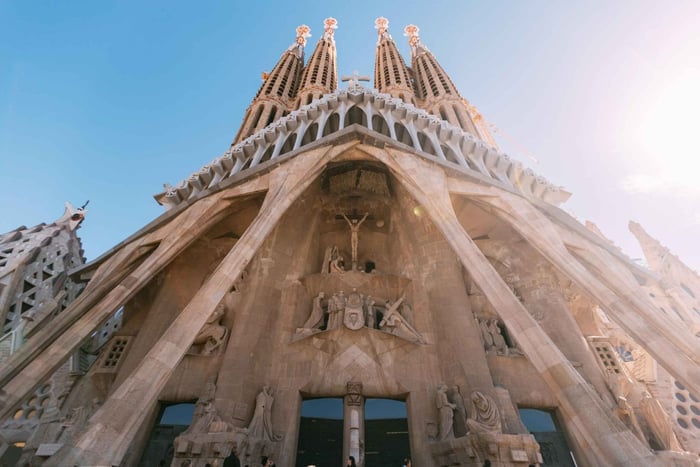 Barcelona: Park Güell & Sagrada Familia guidet tur