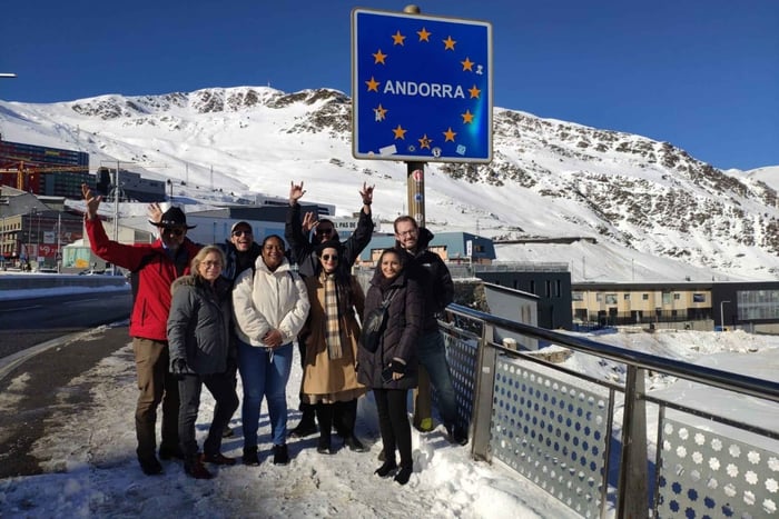 Barcelona: Alkuperäinen Andorra-, Ranska- ja Espanja-matkapäivä
