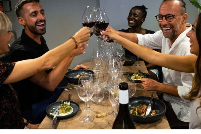 Barcelona: Vinsmagning og Tapas 5-retters parringsmiddag