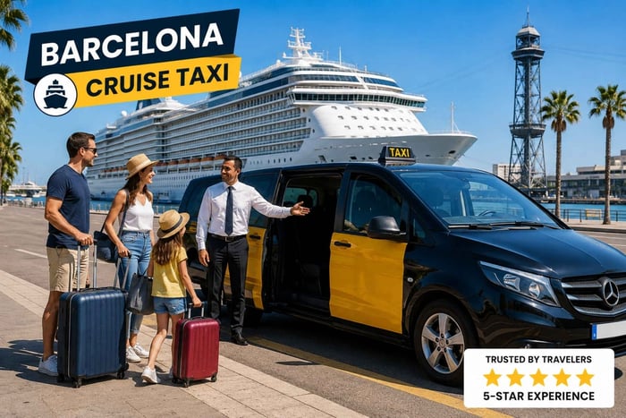 Kuljetus risteilysatamasta Barcelonan keskustaan