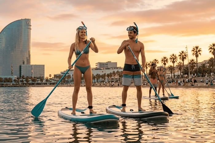 Floating Content Experience SUP Snorkel