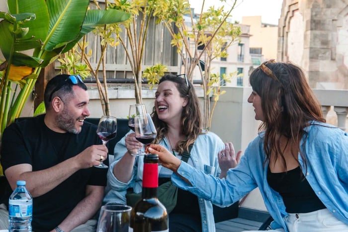 Fun & Unpretentious Rooftop Wine Tasting