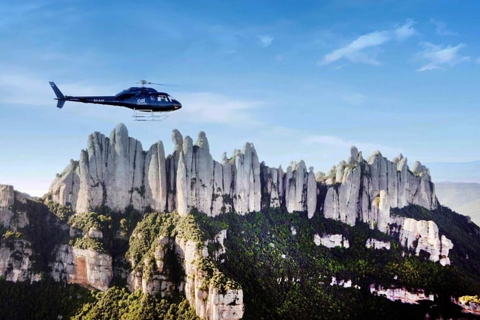 Helicopter Flight to Montserrat & Winery Vist