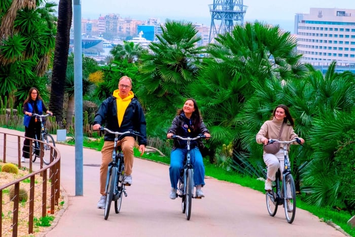 Montjuïc Viewpoints & Gardens Scenic E-Bike Tour