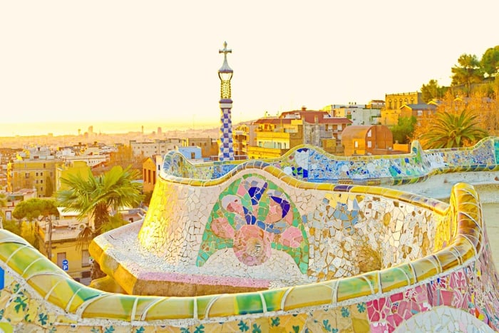 Visita guiada ao Parque Guell com entrada sem fila