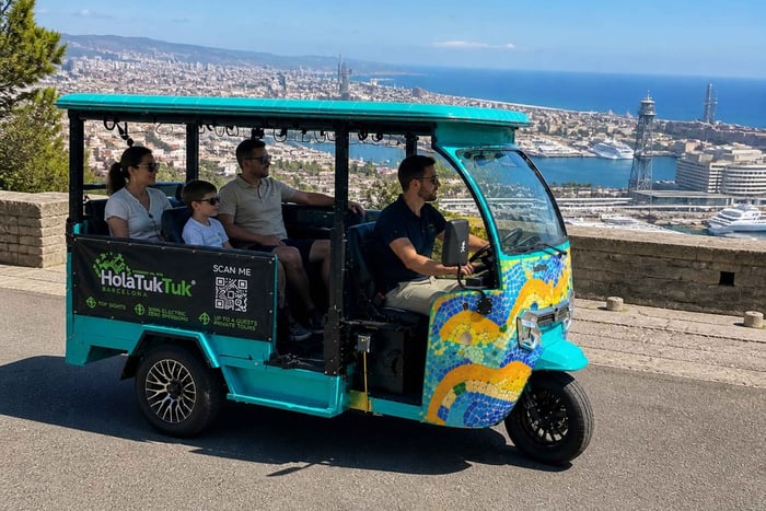 Privat rundtur i elektrisk tuk-tuk med lokal chauffør-guide