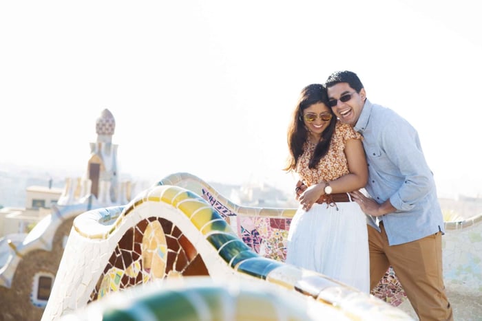 Privates Fotoshooting im Park Güell